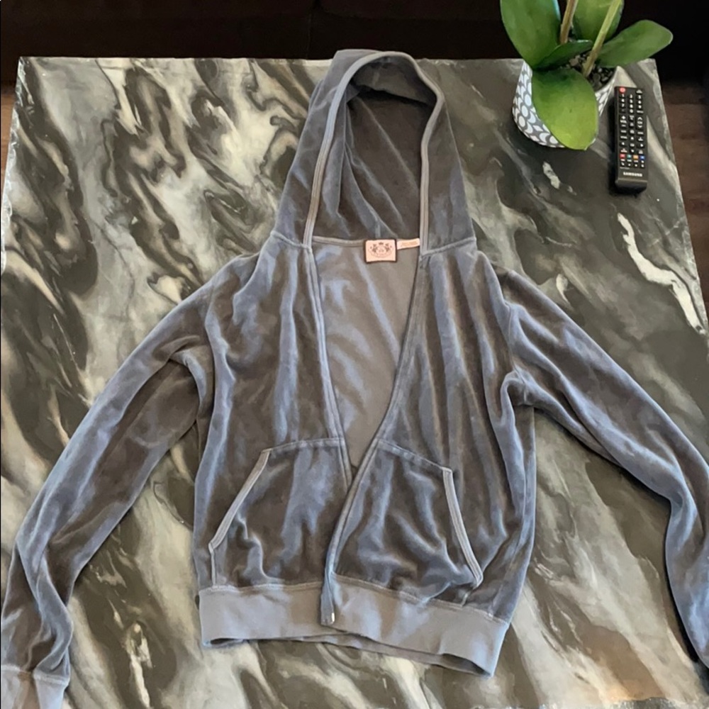 Juicy Couture- velour track jacket